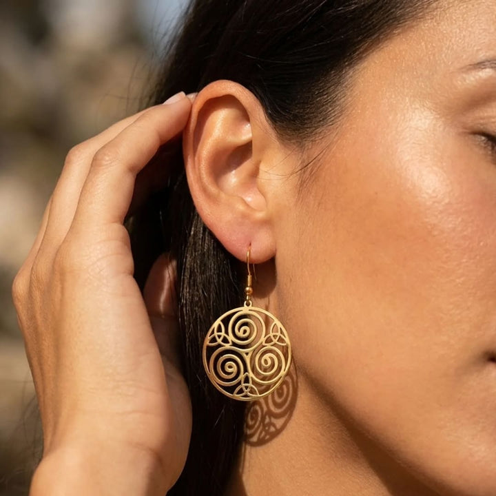 "Circle of Life" Triskel Earrings