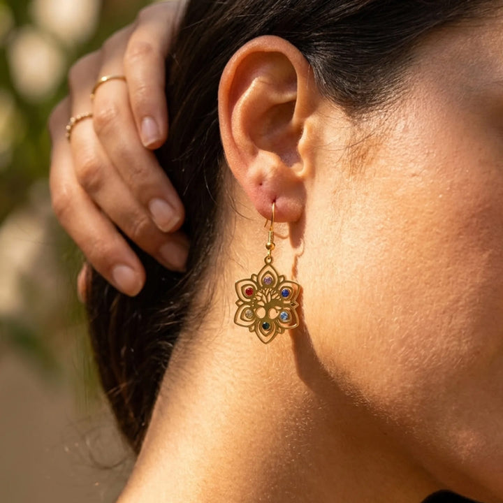 Tree of Life Earrings "Timeless Sparkle"