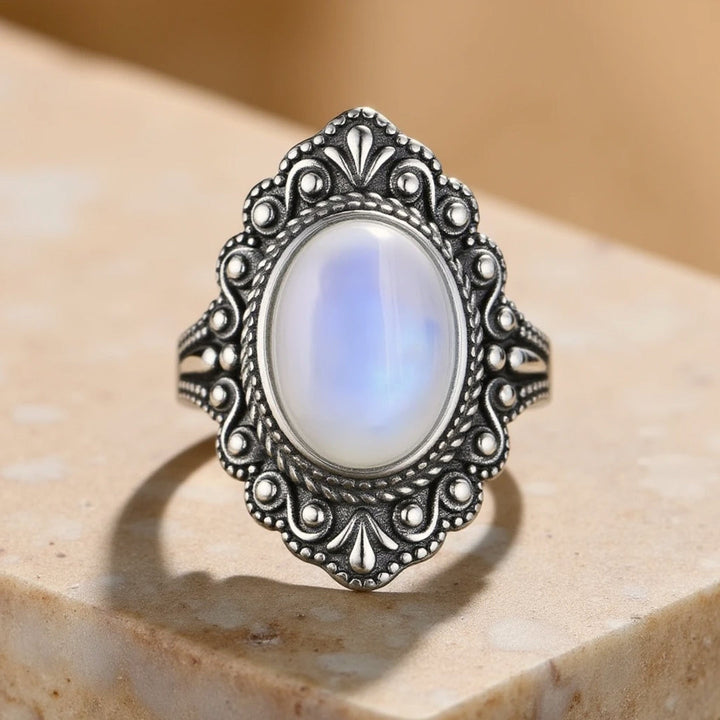 "Presage" Moonstone Ring