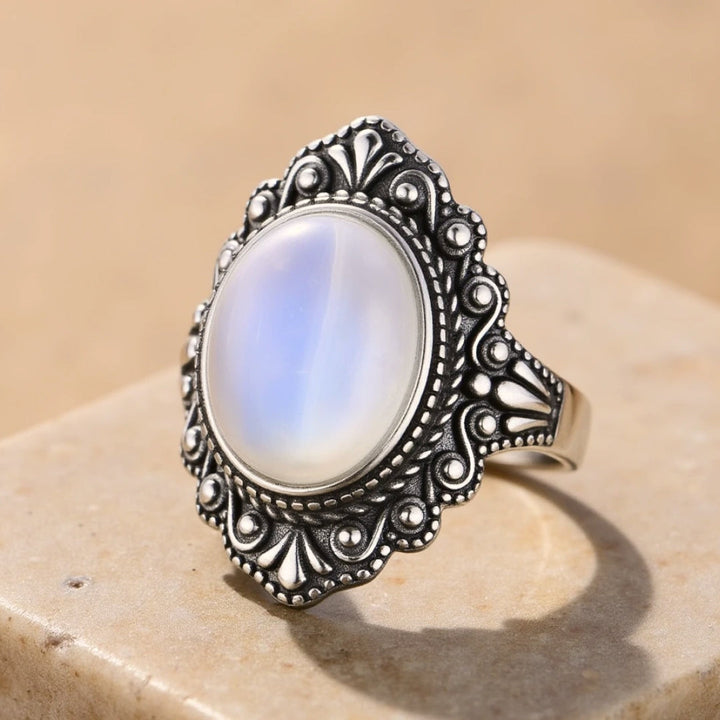 "Presage" Moonstone Ring