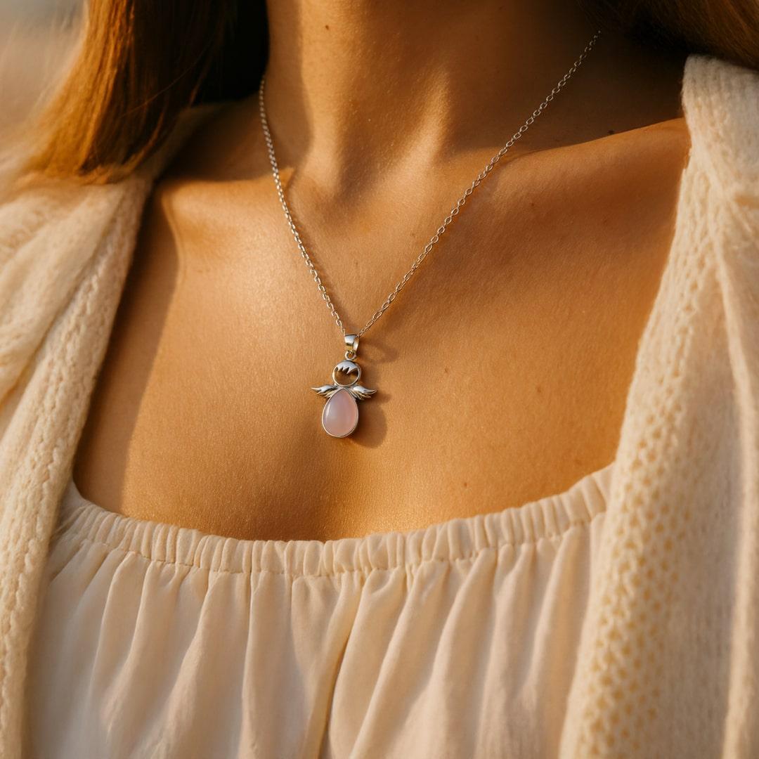 Little Angel Pendant and Its Natural Stone