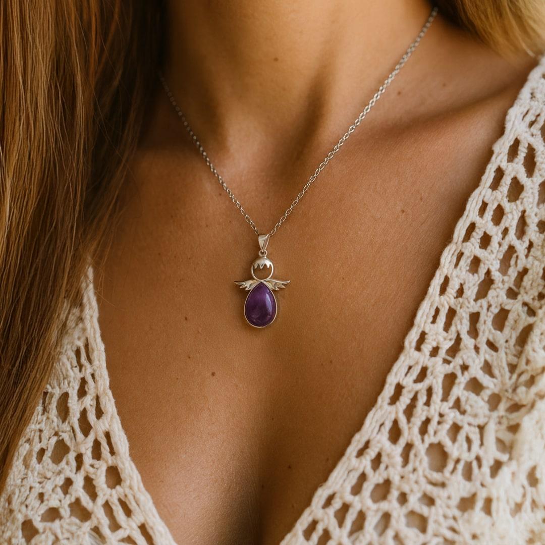 Little Angel Pendant and Its Natural Stone