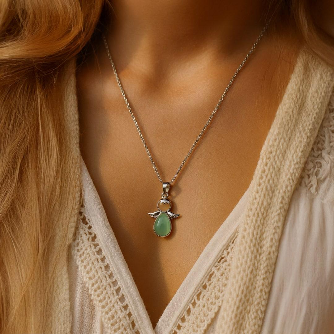 Little Angel Pendant and Its Natural Stone