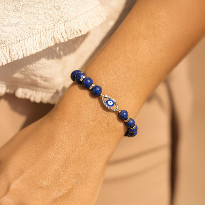 "Look of Truth" Bracelet in Lapis Lazuli
