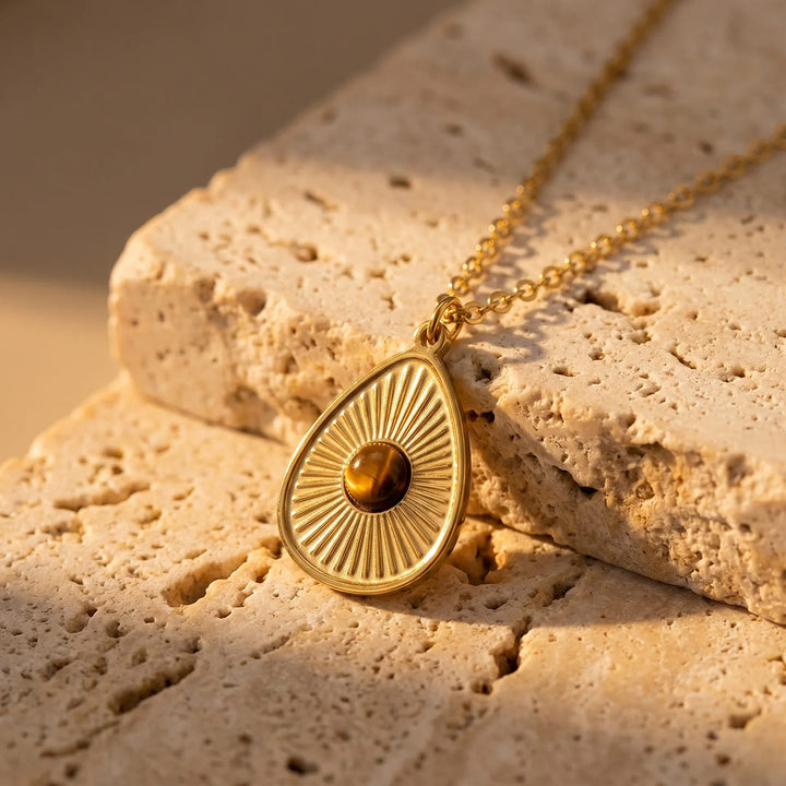 "Golden Force" Pendant in Tiger's Eye
