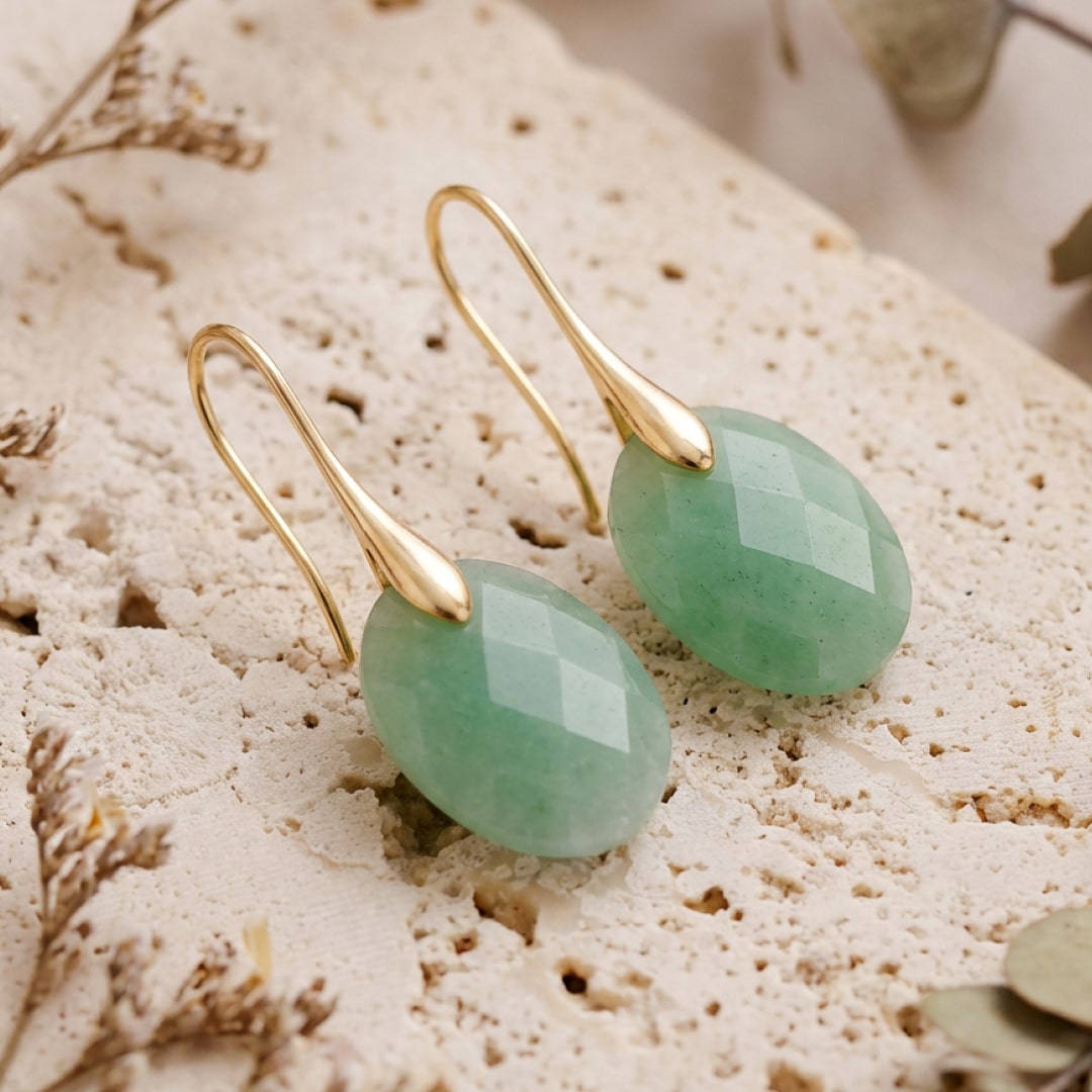 "Elova" Natural Stone Earrings