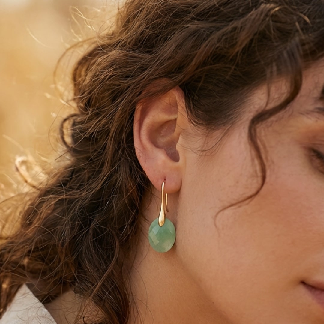 "Elova" Natural Stone Earrings
