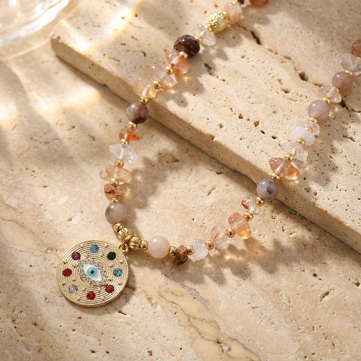 "Sacred Protection" Necklace in Lodolite