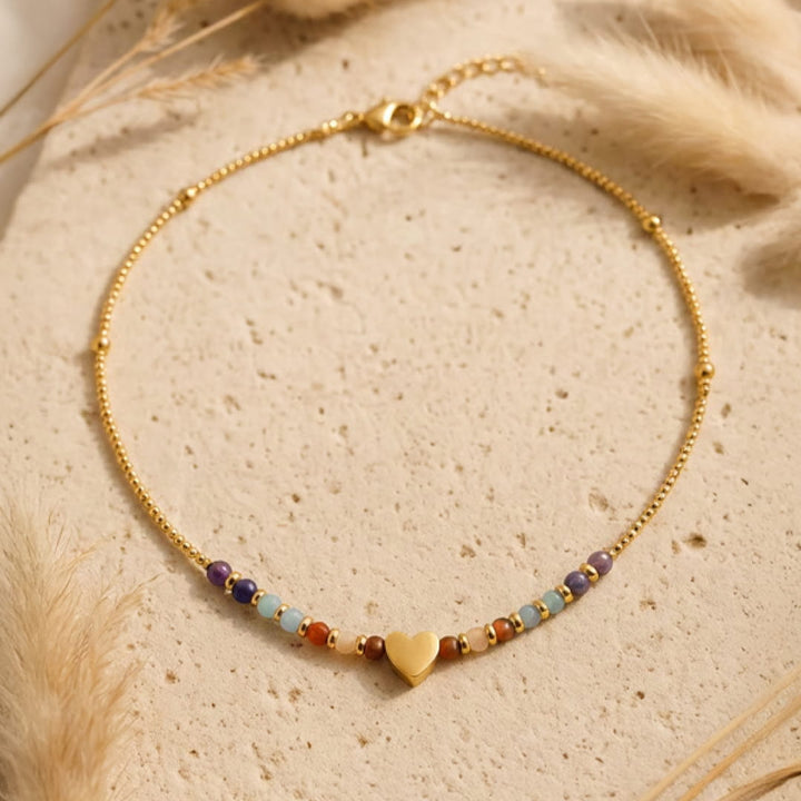 "Path of the Heart" Necklace – 7 Chakras
