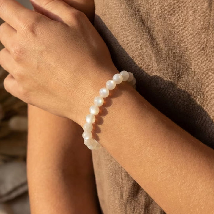 "Feminine Sensitivity" Moonstone Bracelet