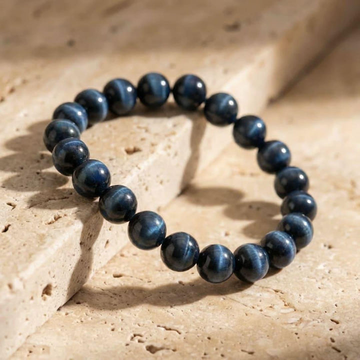 "Guardian Angel" Bracelet in Hawk's Eye