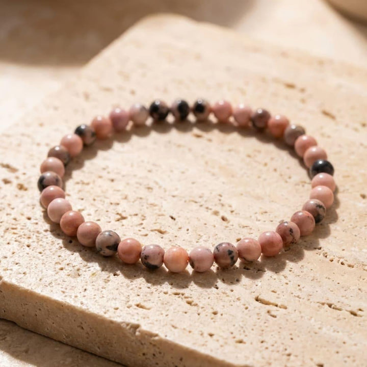 Fine Stone Bead Bracelet 4mm