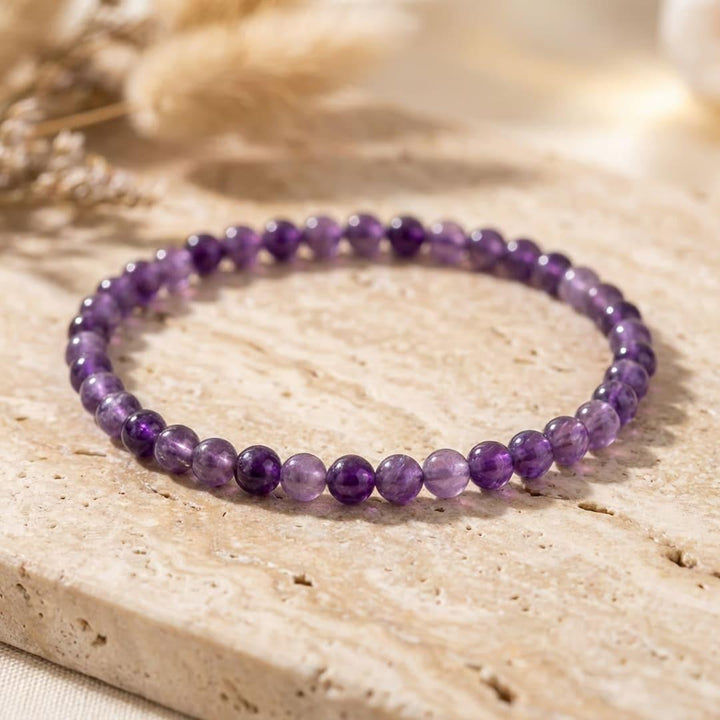 Fine Stone Bead Bracelet 4mm