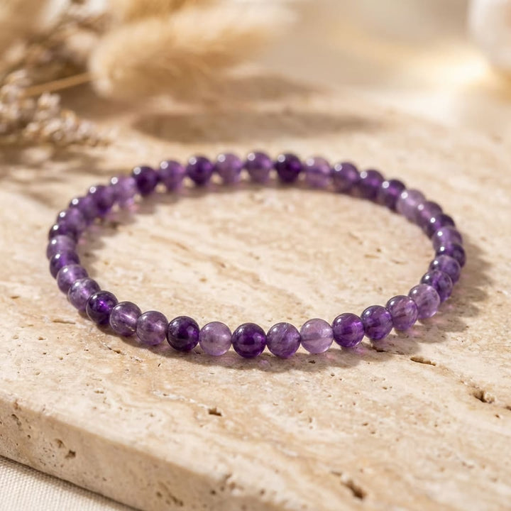 Fine Stone Bead Bracelet 4mm