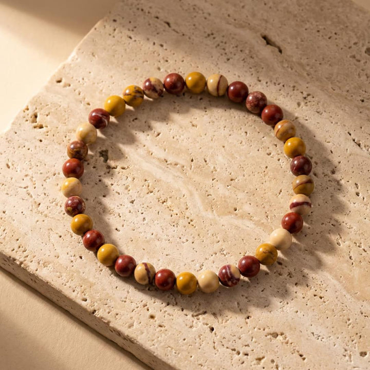 Fine Stone Bead Bracelet 4mm