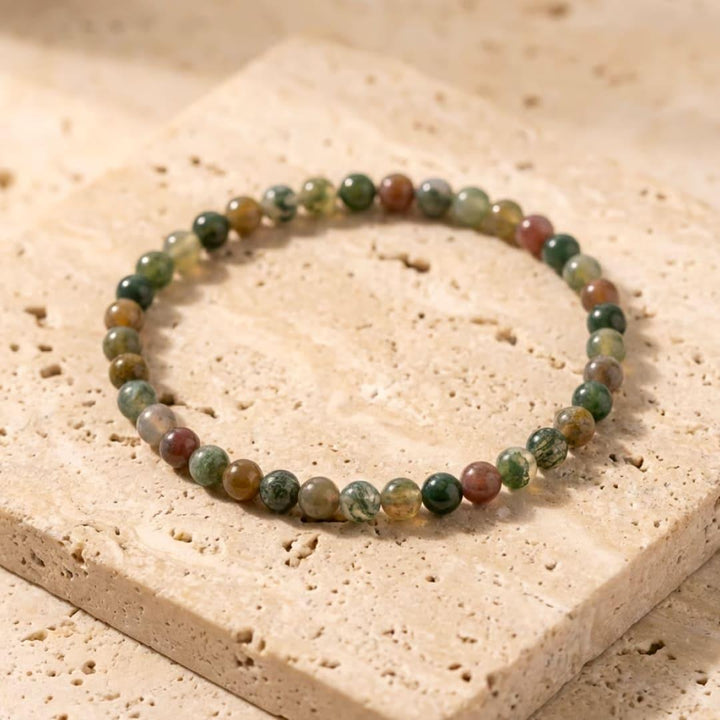 Fine Stone Bead Bracelet 4mm