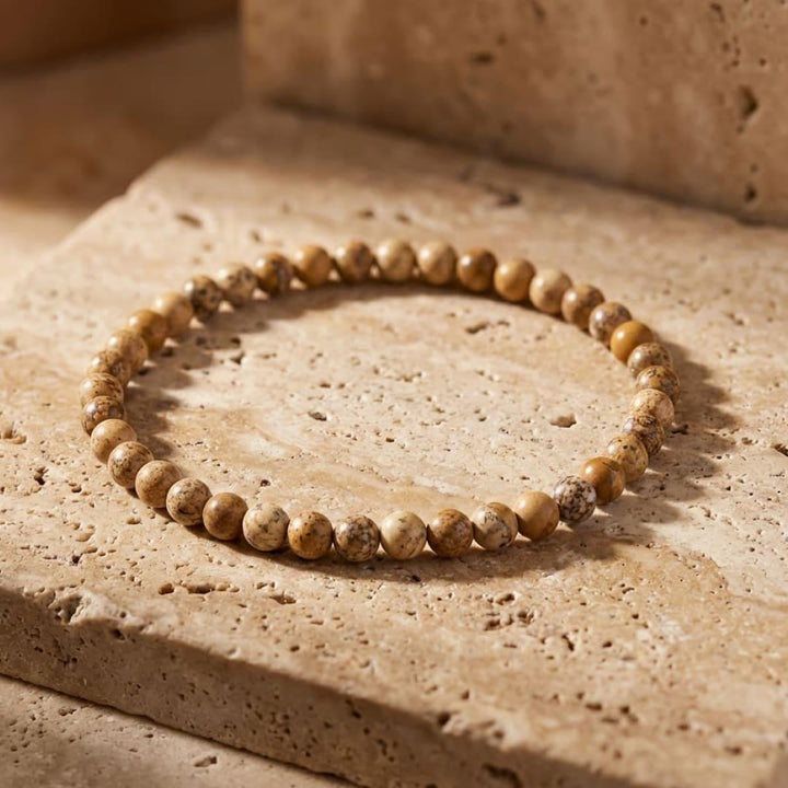 Fine Stone Bead Bracelet 4mm