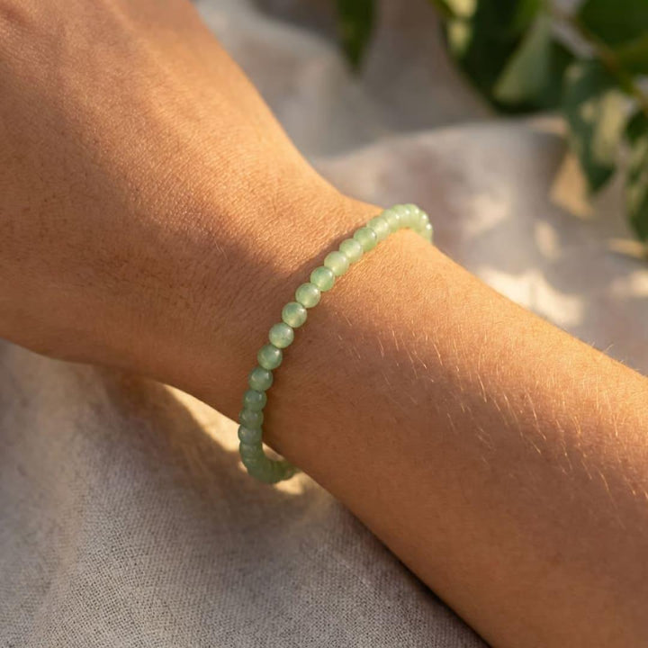 Fine Stone Bead Bracelet 4mm