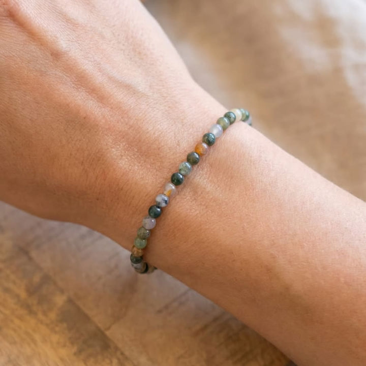 Fine Stone Bead Bracelet 4mm