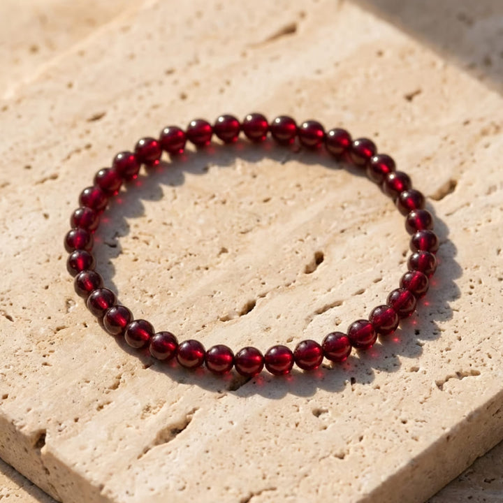 Fine Stone Bead Bracelet 4mm