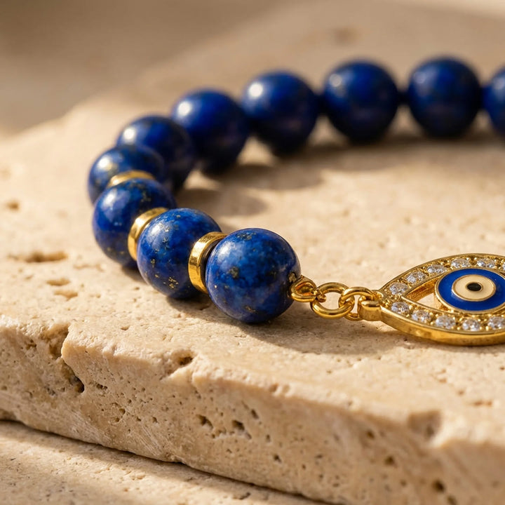 "Truth's Gaze" Bracelet in Lapis Lazuli