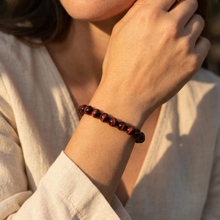 "Earth Shield" Bracelet in Bull's Eye