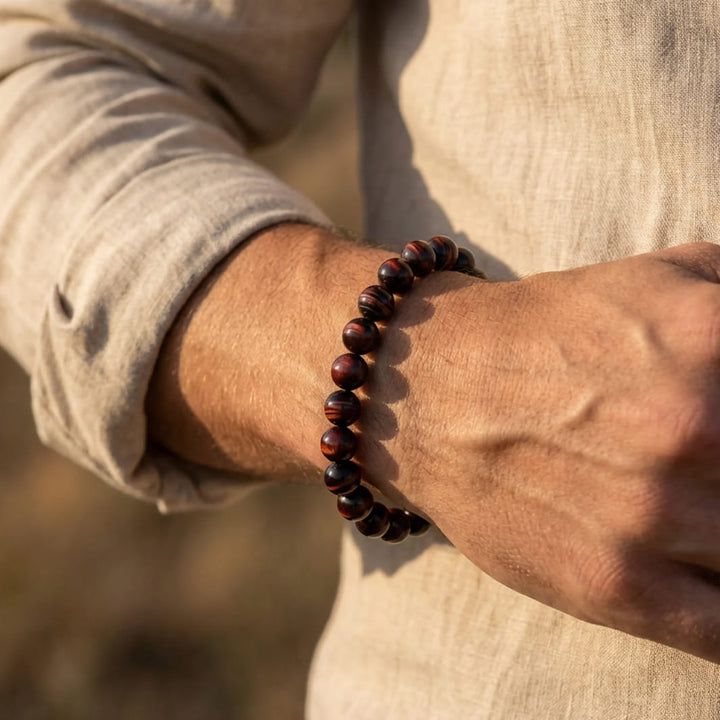"Earth Shield" Bracelet in Bull's Eye