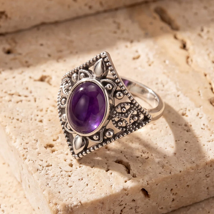 "Violet Serenity" Ring in Amethyst