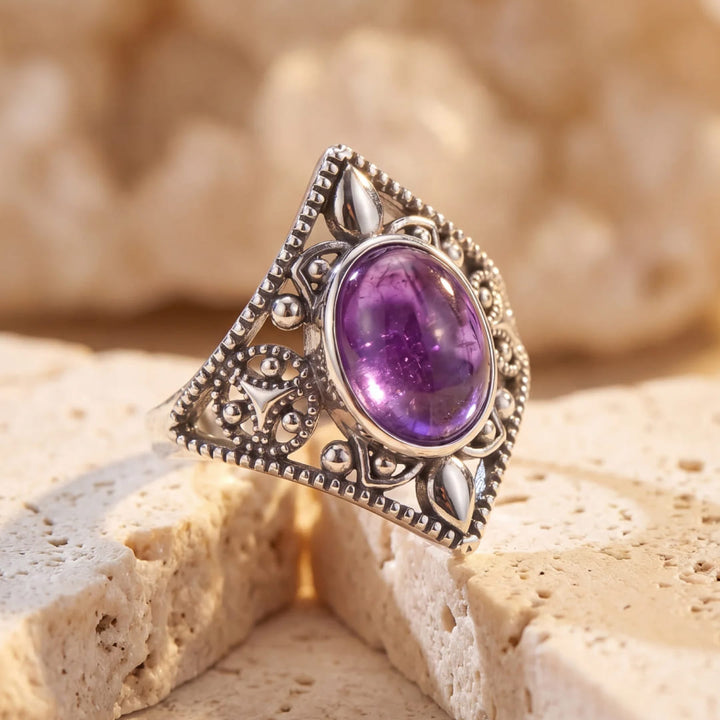 "Violet Serenity" Ring in Amethyst