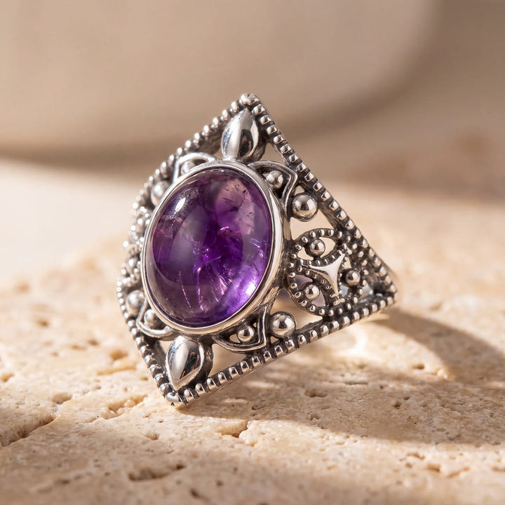 "Violet Serenity" Ring in Amethyst
