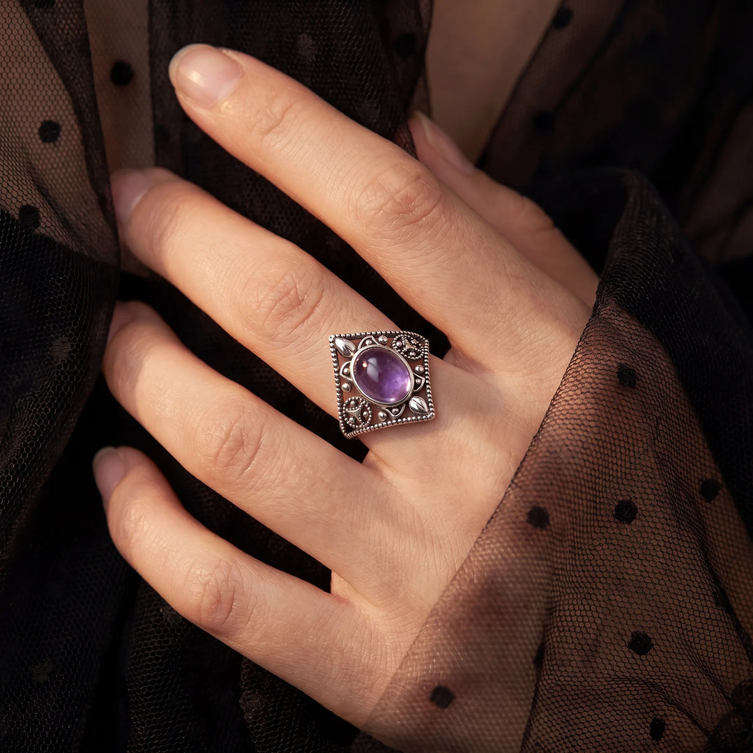 "Violet Serenity" Ring in Amethyst