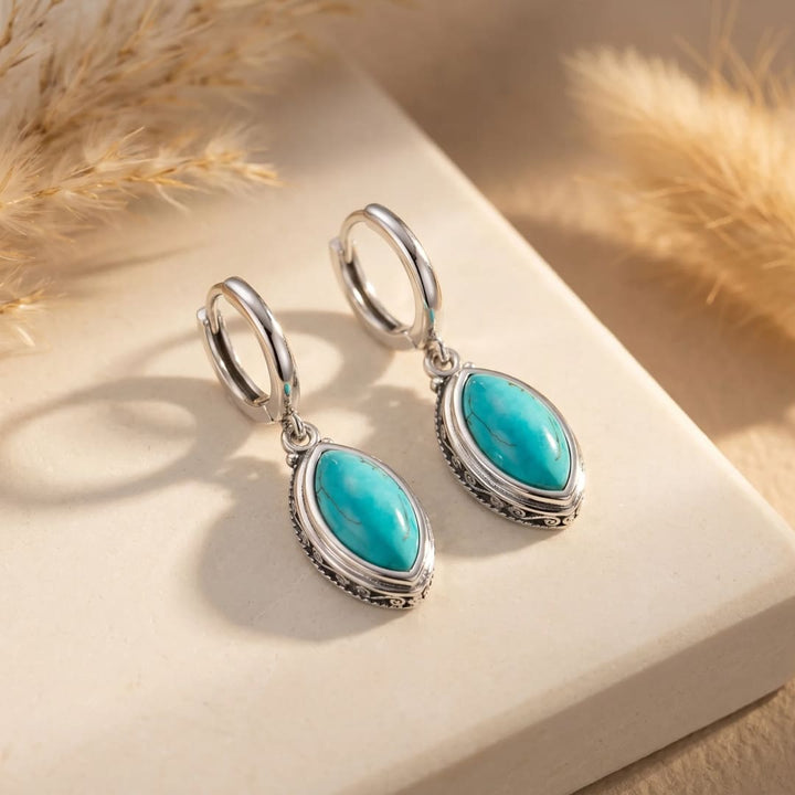 "Dulce Amulet" Earrings in Turquoise