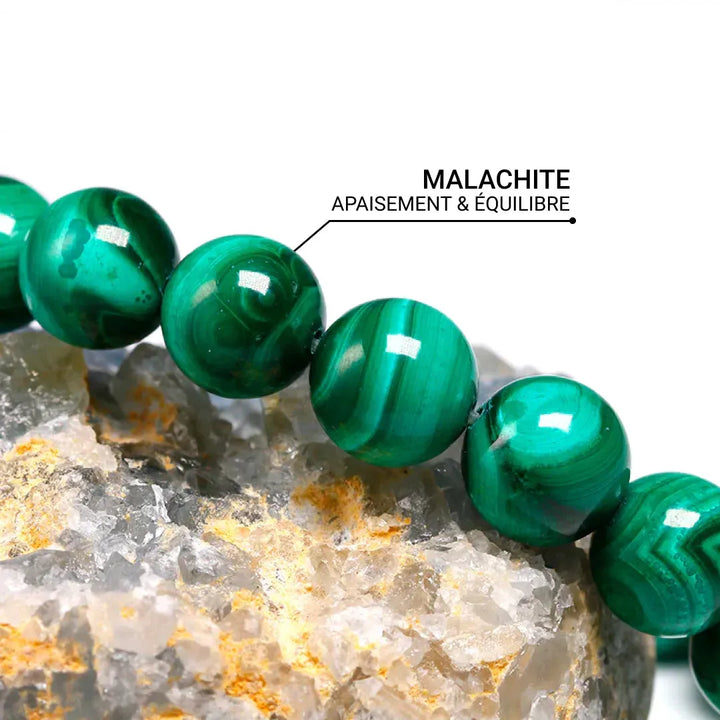 "Renewal" Bracelet in Malachite