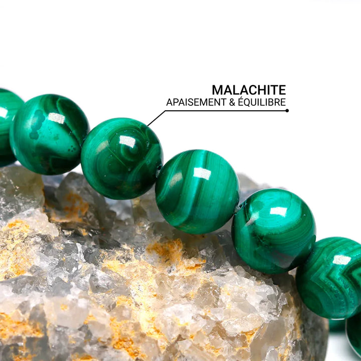 "Renewal" Bracelet in Malachite