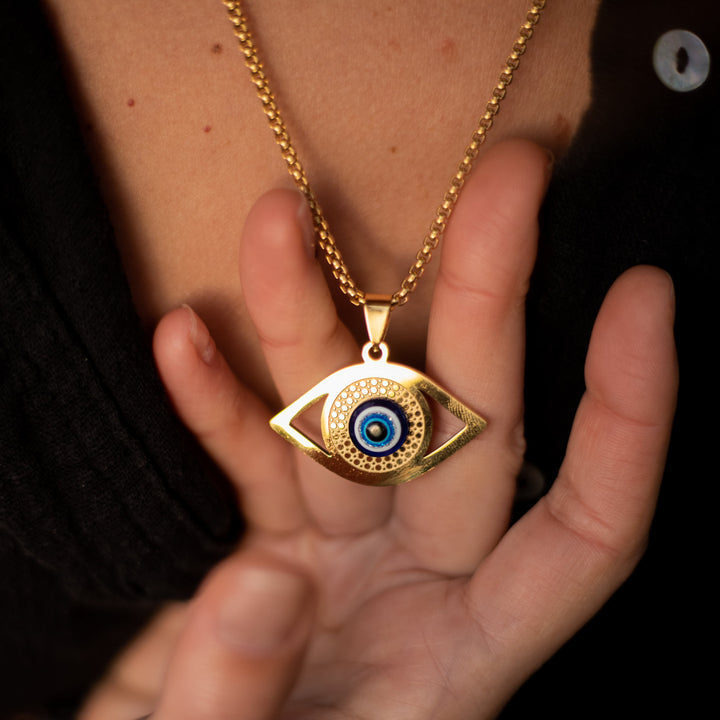 Blue Eye Pendant - Symbolic Protection Against the Evil Eye