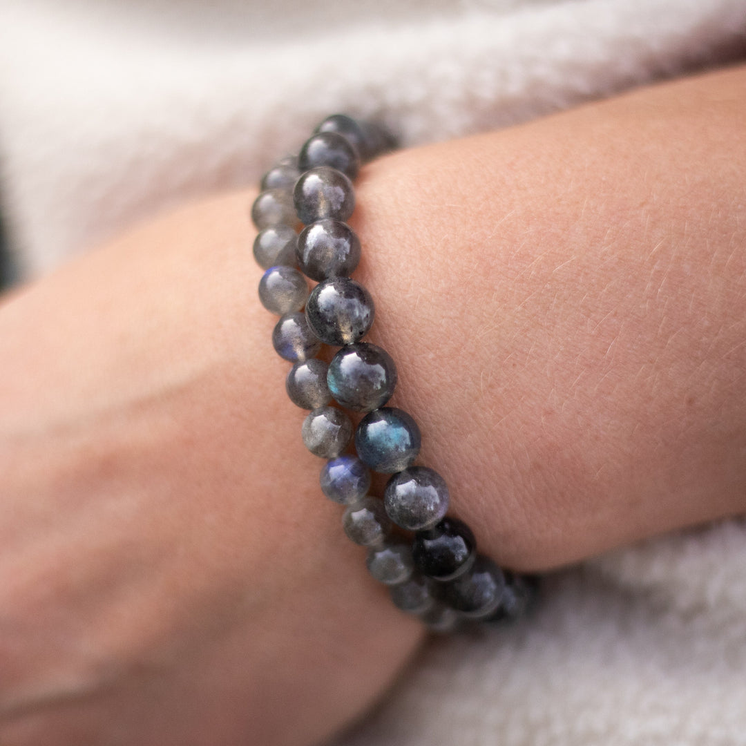 "Shield of Protection" Bracelet in Labradorite