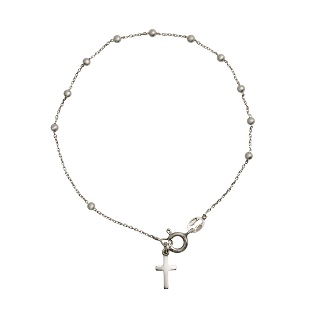 ROSARY BRACELET - SILVER