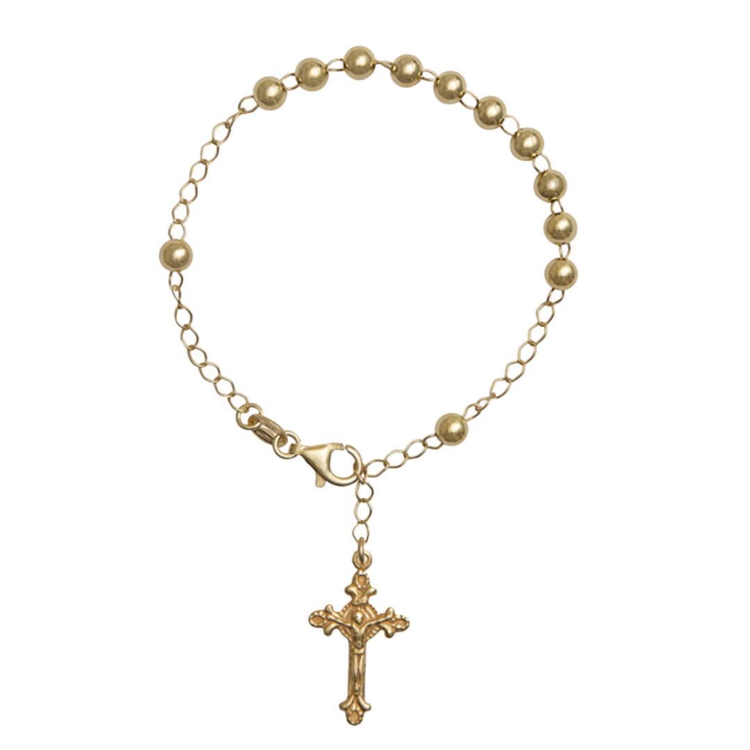 ROSARY BRACELET - VERMEIL SILVER