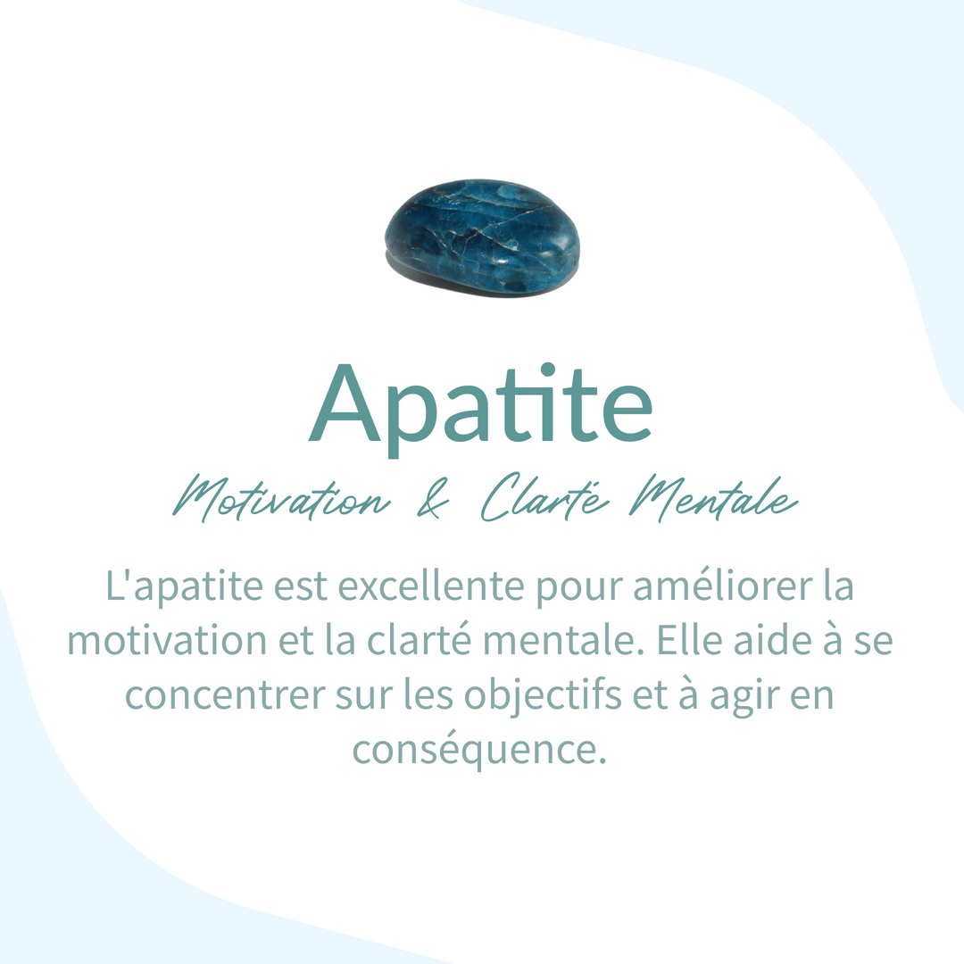 "Protective Eye & Inner Serenity" Necklace in Amazonite & Apatite