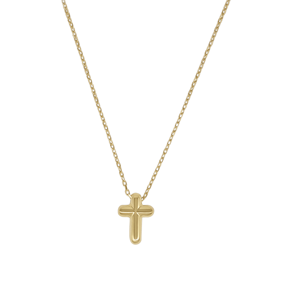 CROSS NECKLACE - GOLD SILVER