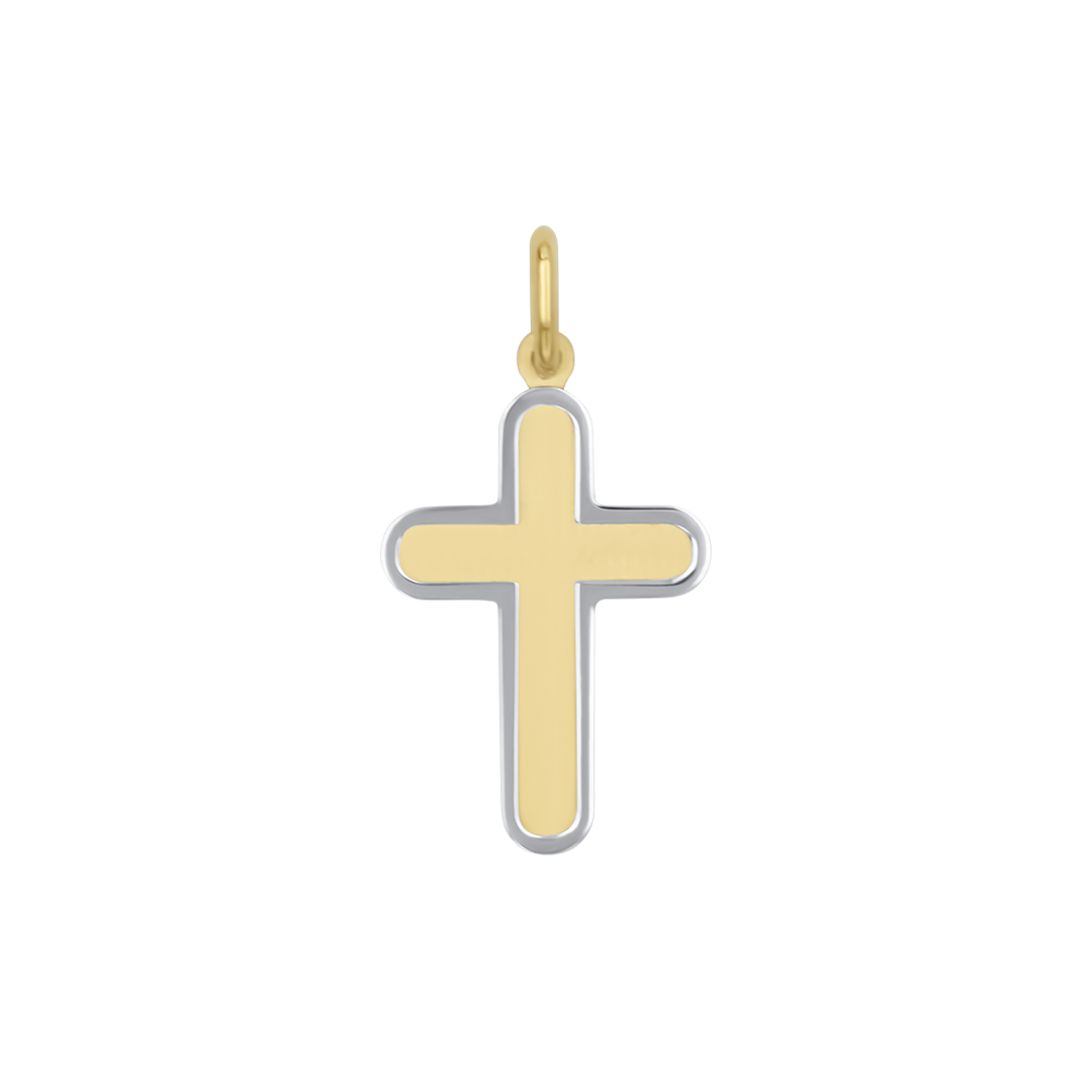 CROSS PENDANT - GOLDEN SILVER