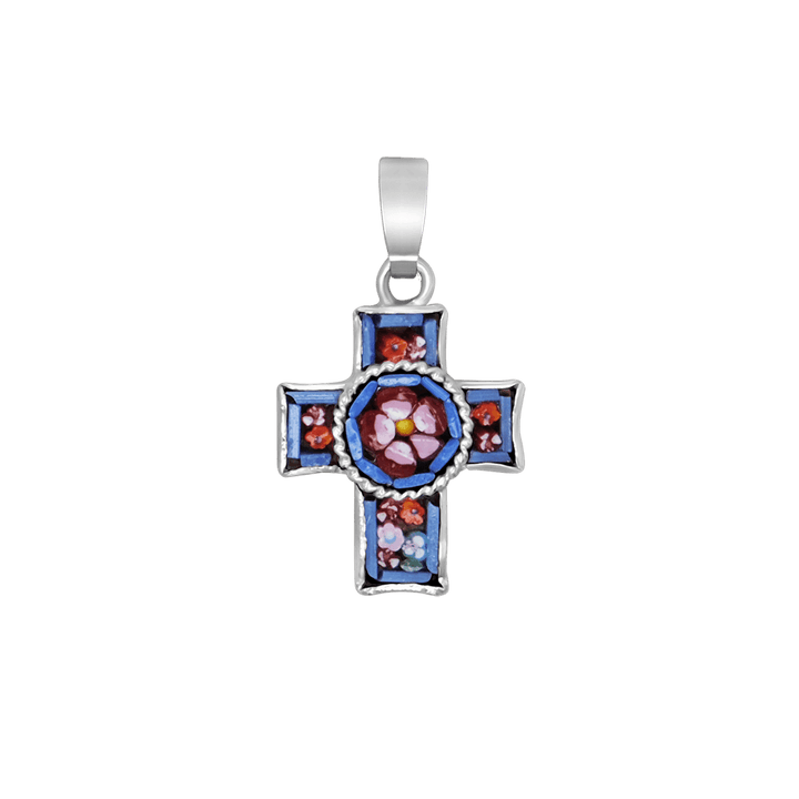CROSS PENDANT - MICROMOSAIC JEWELRY - METAL