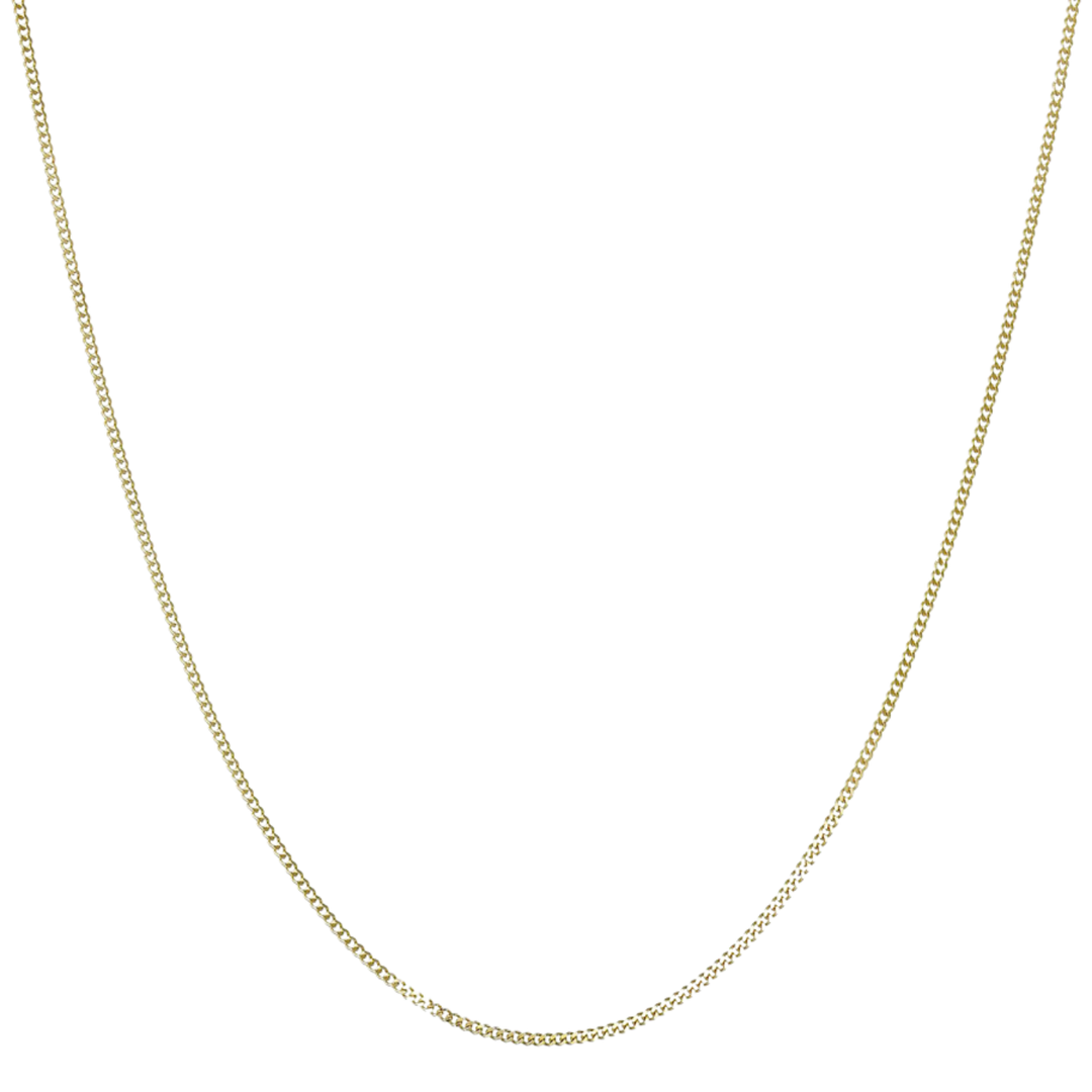 CURB - NECKLACE - SILVER PLATED