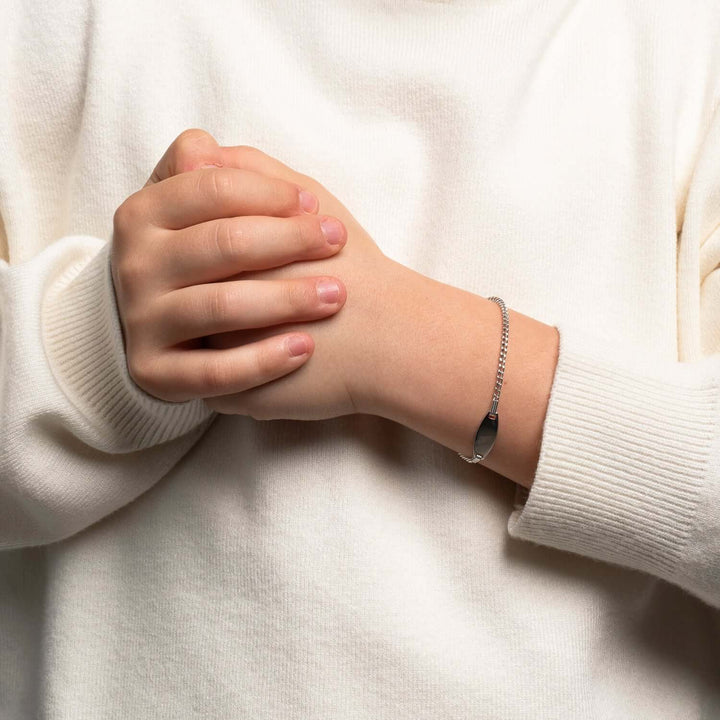 CUSTOMIZABLE BRACELET FOR CHILDREN - SILVER