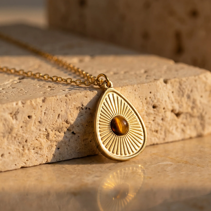 "Golden Force" Pendant in Tiger's Eye