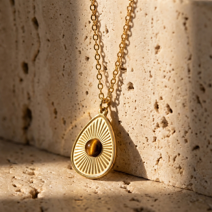 "Golden Force" Pendant in Tiger's Eye