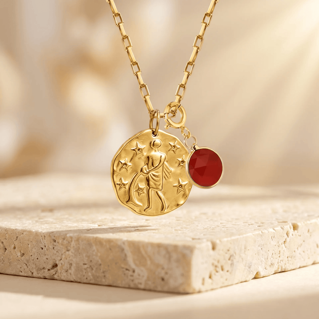 "Sign & Energy" Pendant with Associated Stone