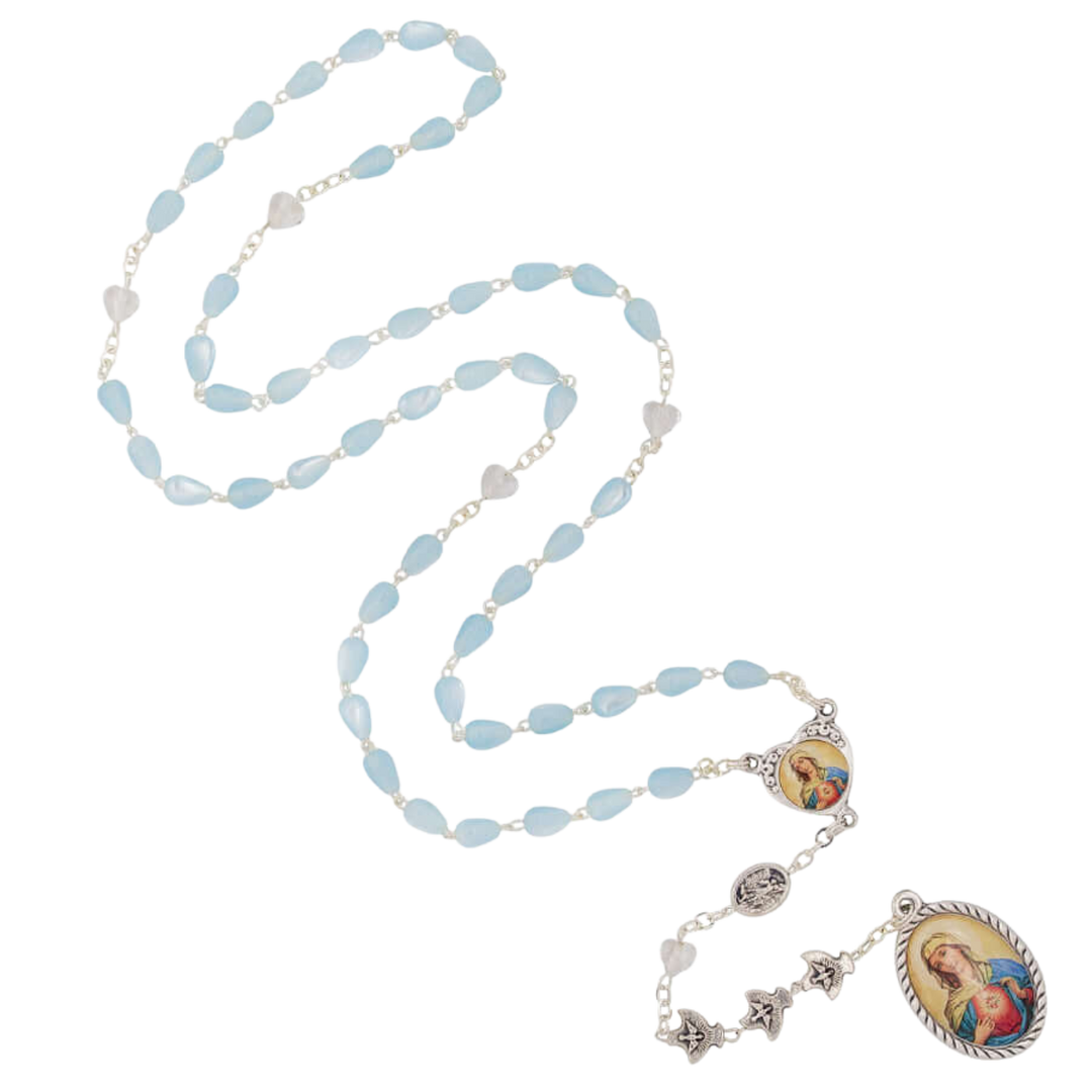 IMMACULATE HEART OF MARY - CHAPLET - METAL