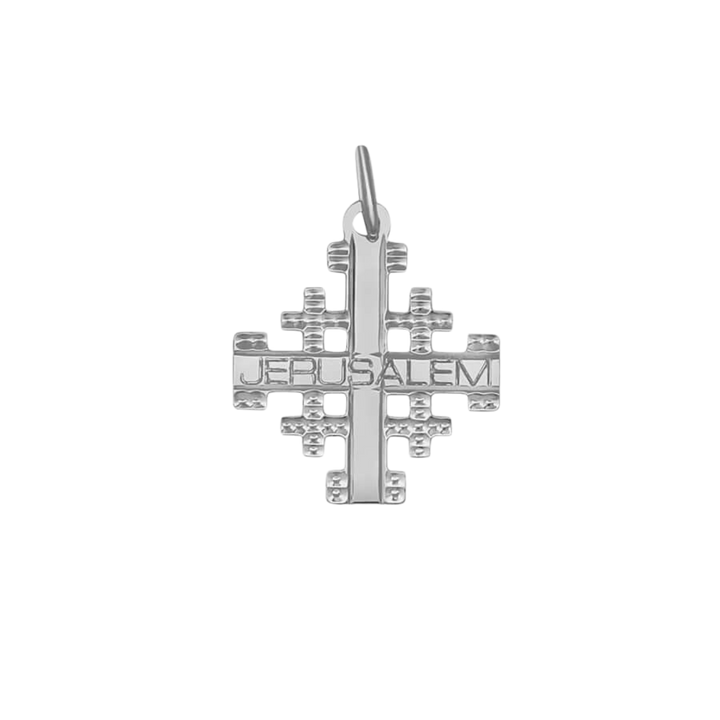 JERUSALEM CROSS PENDANT - SILVER