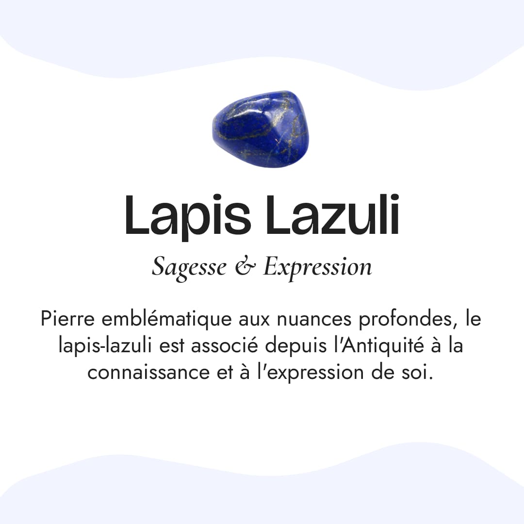"Expression" Bracelet in Lapis Lazuli